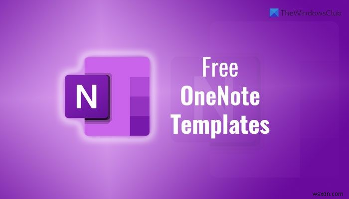 프로젝트 관리와 플래너에 딱 좋은 무료 OneNote 템플릿 5가지