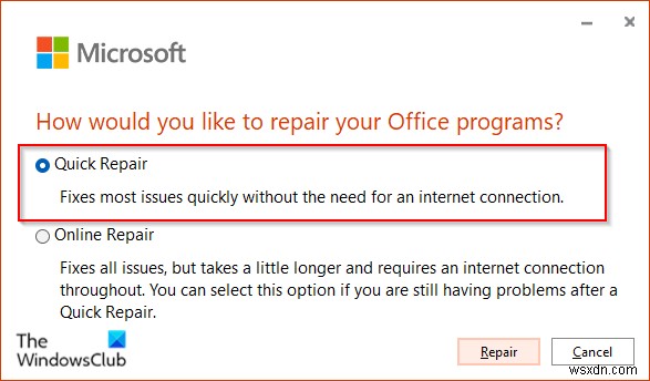 Outlook 작업 파일을 만들 수 없습니다 오류 해결 방법 – 임시 환경 변수 확인부터 Office 복구까지