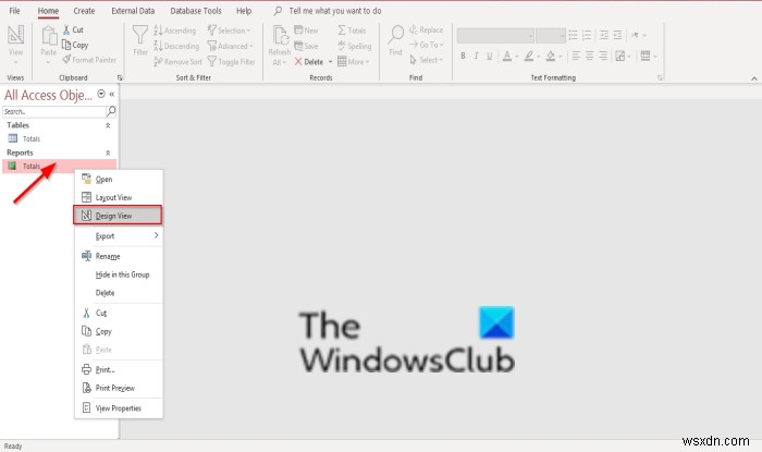 Microsoft Access 보고서에 합계를 추가하는 방법
