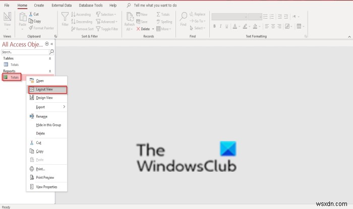 Microsoft Access 보고서에 합계를 추가하는 방법