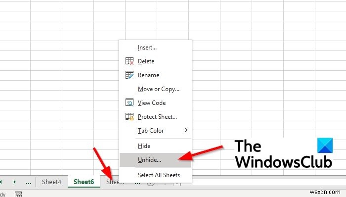 Microsoft Excel 워크시트 탭이 사라졌을 때 복구하는 방법