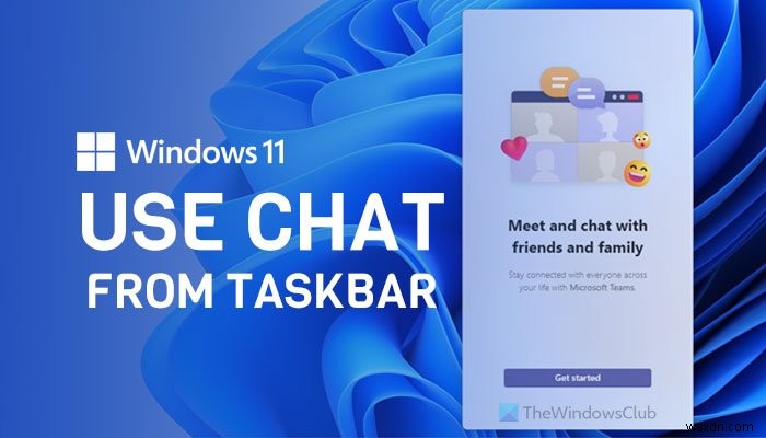 Windows 11 작업 표시줄 채팅(Chat) 기능 사용법 완벽 가이드