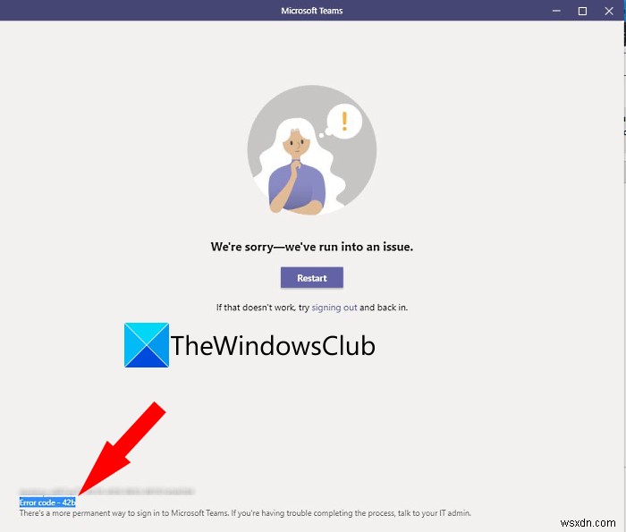 Microsoft Teams 오류 코드 6 및 42b 해결 방법 총정리