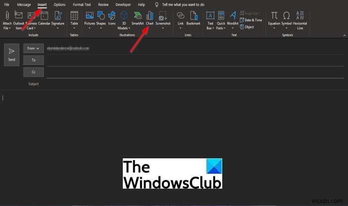 Outlook 이메일에 차트 삽입하는 방법 완벽 가이드