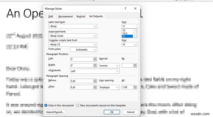 Microsoft Word에서 줄 간격 변경하는 방법 완벽 가이드