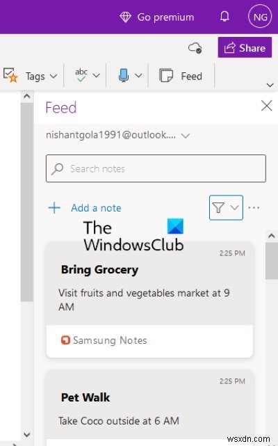 삼성 노트(Samsung Notes)를 Microsoft OneNote와 동기화하는 방법