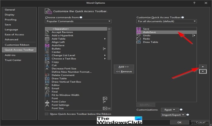 MS Office 빠른 실행 도구 모음(QAT) 사용자 지정하는 방법 총정리