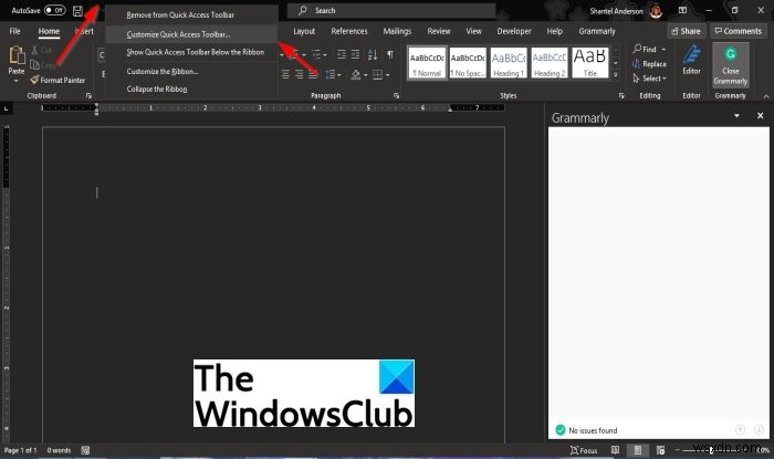 MS Office 빠른 실행 도구 모음(QAT) 사용자 지정하는 방법 총정리