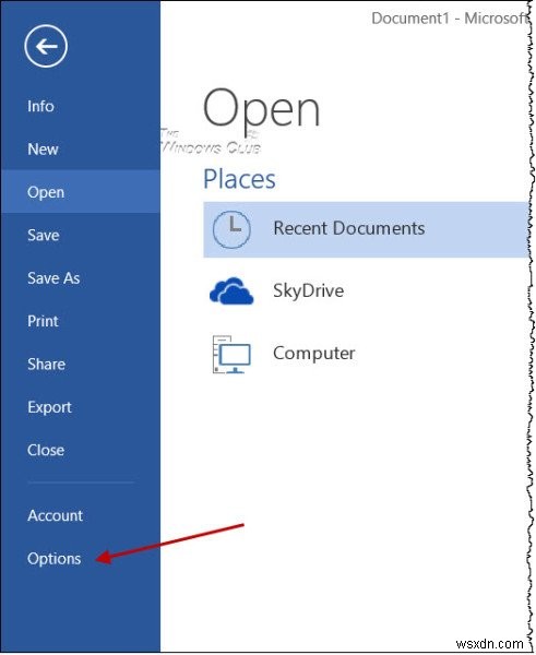 Microsoft Office Word, Excel, PowerPoint 시작 화면(스플래시 화면) 비활성화하는 방법
