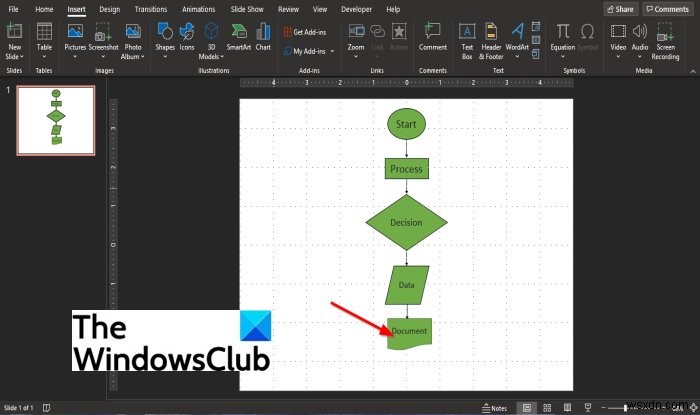 파워포인트(PowerPoint)에서 순서도 만드는 방법