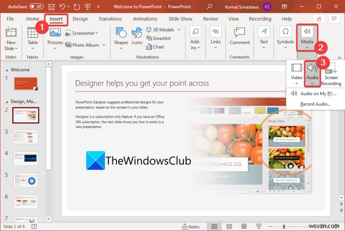 Windows 11/10에서 음성 내레이션이 포함된 비디오 프레젠테이션 만드는 방법