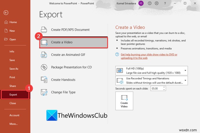 Windows 11/10에서 음성 내레이션이 포함된 비디오 프레젠테이션 만드는 방법