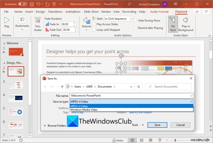 Windows 11/10에서 음성 내레이션이 포함된 비디오 프레젠테이션 만드는 방법
