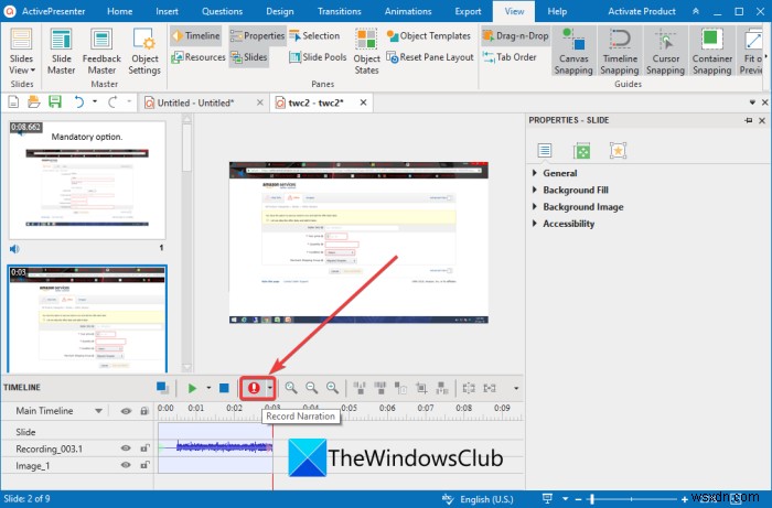Windows 11/10에서 음성 내레이션이 포함된 비디오 프레젠테이션 만드는 방법