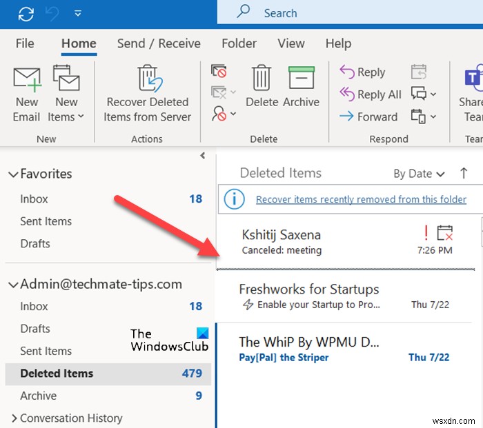 Outlook(아웃룩)에서 이전에 거절한 회의 초대를 다시 수락하는 방법