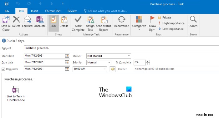 OneNote에서 Outlook 작업 만드는 방법 – 프로젝트 관리와 마감일 알림까지