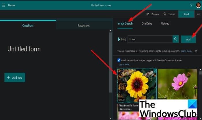 Microsoft Forms 테마 추가하는 방법, 폼 디자인 예쁘게 꾸미기