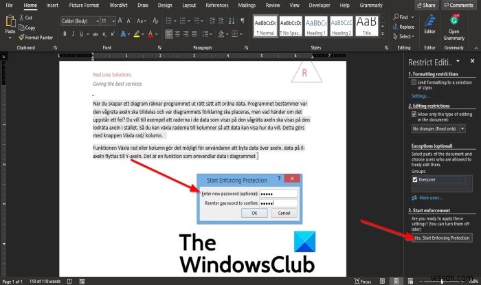 Microsoft Word에서 머리글과 바닥글을 잠그고 보호하는 방법
