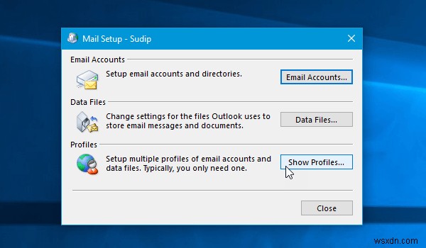 Outlook 로그온 오류 해결 방법 – 네트워크 연결 확인 메시지가 나타날 때