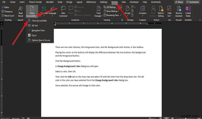 마이크로소프트 오피스(Microsoft Office) 접근성 검사기 사용법 완벽 가이드