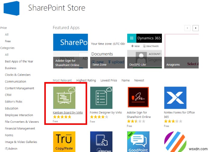 Microsoft Teams에서 칸반 보드 만드는 방법 (Virto Kanban Board 활용)