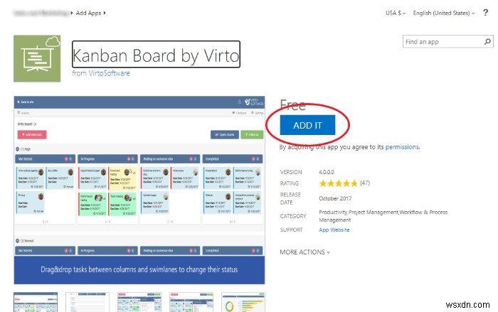 Microsoft Teams에서 칸반 보드 만드는 방법 (Virto Kanban Board 활용)