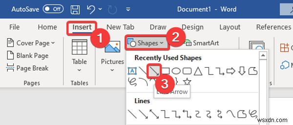 Microsoft Word에서 피시본(Fishbone) 다이어그램 만드는 방법