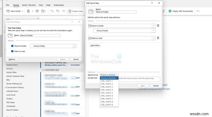 아웃룩(Outlook) 빠른 단계(Quick Steps) 만들기 및 관리하는 방법