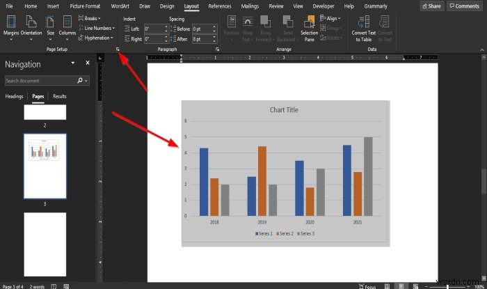 MS 워드에서 한 페이지만 가로 방향으로 만드는 방법