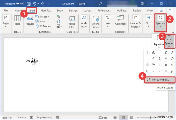 MS 워드(Microsoft Word)에서 음악 기호·음표 삽입하는 방법 (단축키 설정 팁 포함)