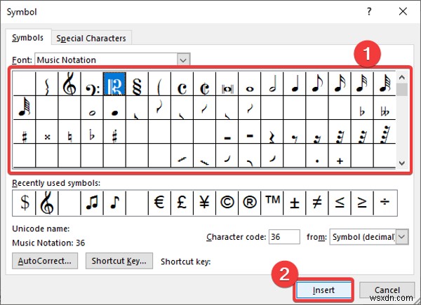 MS 워드(Microsoft Word)에서 음악 기호·음표 삽입하는 방법 (단축키 설정 팁 포함)