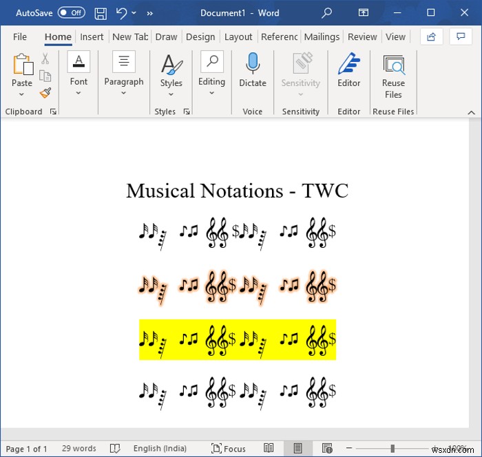 MS 워드(Microsoft Word)에서 음악 기호·음표 삽입하는 방법 (단축키 설정 팁 포함)