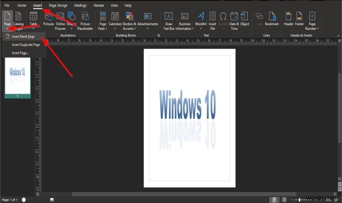Microsoft Publisher에서 페이지 옵션 사용하는 방법