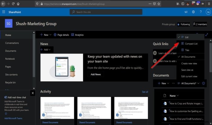 SharePoint 사이트에 문서를 업로드하는 방법 완벽 가이드