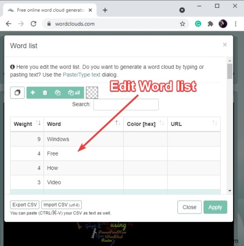 엑셀(Excel)에서 워드 클라우드 만드는 방법 – 무료 온라인 도구 활용 가이드