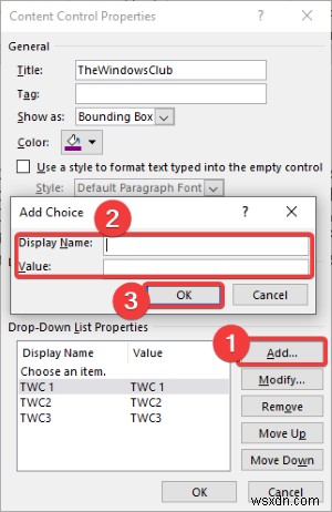 Microsoft Word에서 드롭다운 목록 만드는 방법 (단계별 가이드)