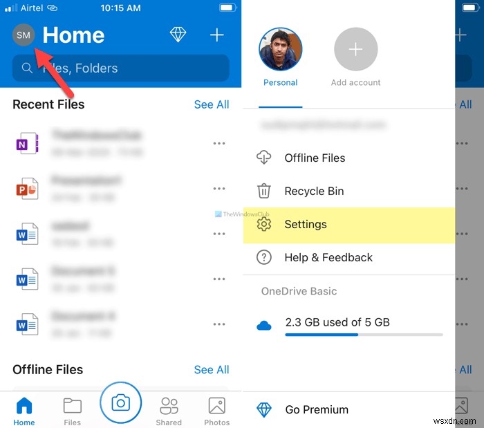 안드로이드와 iOS에서 OneDrive 오늘의 추억 알림 끄는 방법