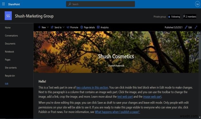 SharePoint 사이트 페이지 만드는 방법 – 초보자를 위한 단계별 가이드