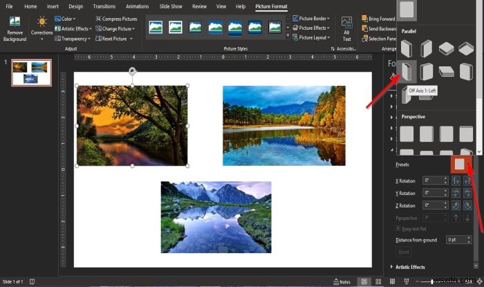 파워포인트(PowerPoint)에서 3D 사진 큐브 만드는 방법