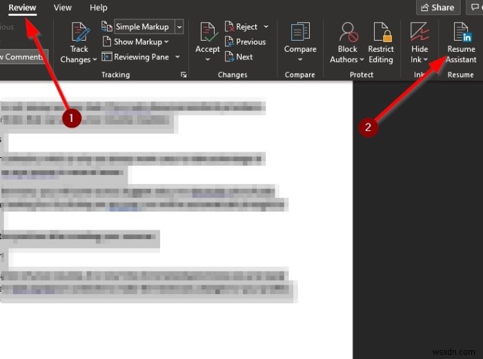 MS 워드에서 링크드인(LinkedIn) 이력서 도우미 활용하는 방법