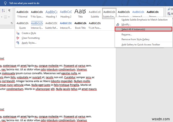 마이크로소프트 워드(Microsoft Word)에서 여러 단락 한 번에 삭제하는 방법