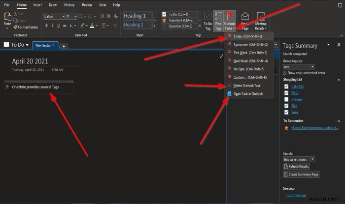 OneNote 태그 활용법: 메모 우선순위 지정과 체계적인 분류 방법