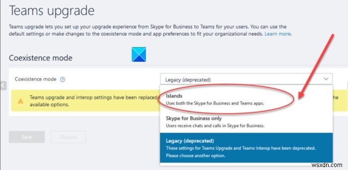 Microsoft Teams 메신저 및 통화가 Microsoft Teams로 이동됩니다 오류 해결 방법
