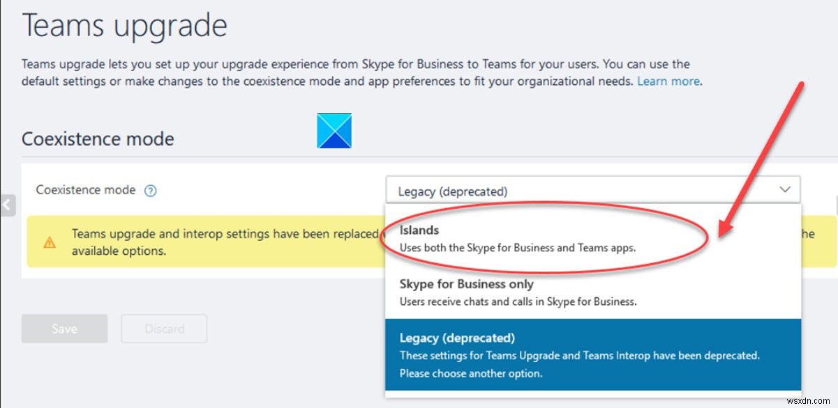 Microsoft Teams 메신저 및 통화가 Microsoft Teams로 이동됩니다 오류 해결 방법
