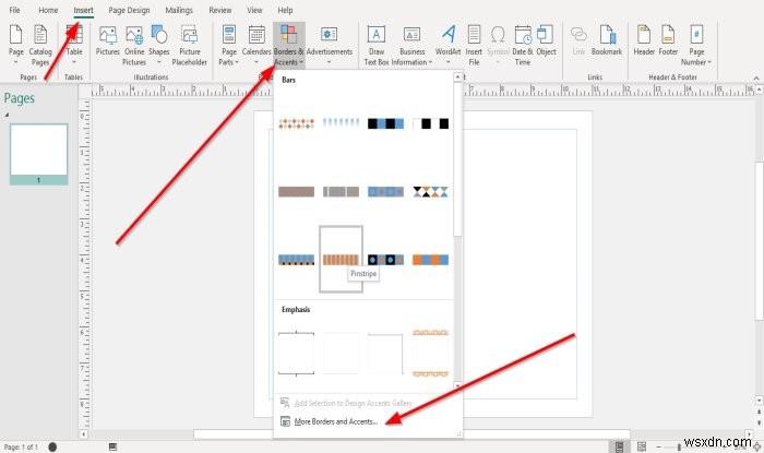마이크로소프트 퍼블리셔(Microsoft Publisher)에서 빌딩 블록 기능 활용하는 방법