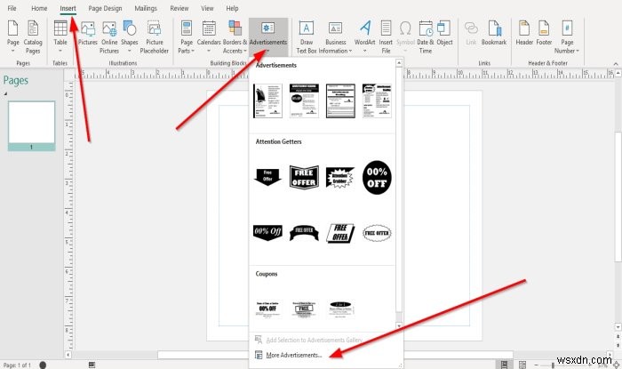 마이크로소프트 퍼블리셔(Microsoft Publisher)에서 빌딩 블록 기능 활용하는 방법