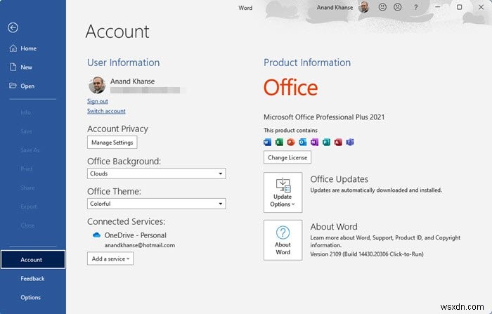 Windows 11에서 Microsoft Office 2021 또는 Office 365 정품 인증하는 방법