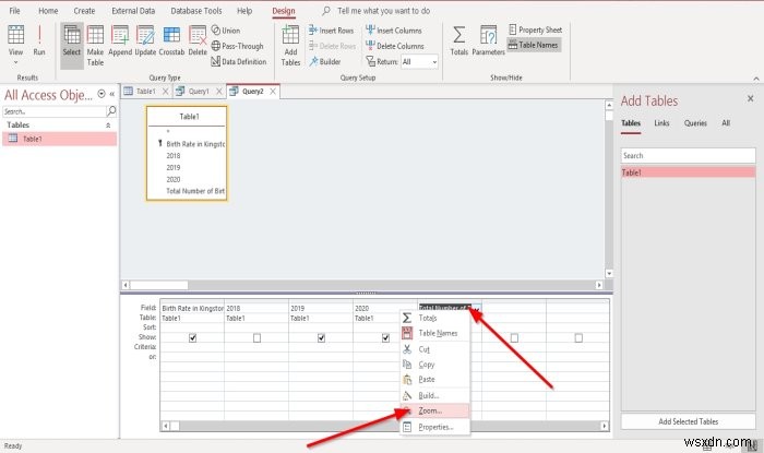 Microsoft Access 쿼리에서 계산 필드를 만드는 방법