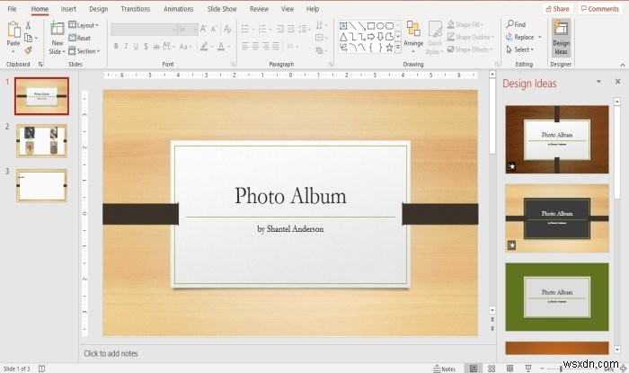 파워포인트(PowerPoint)에서 사진 앨범 만들고 편집하는 방법