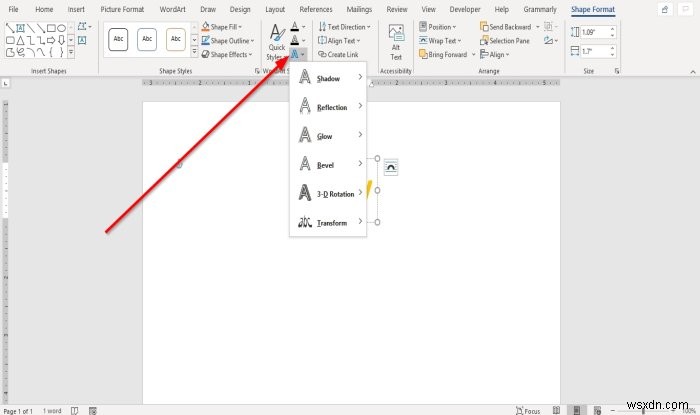 Microsoft Office WordArt에 텍스트 효과 추가하는 방법 완벽 가이드